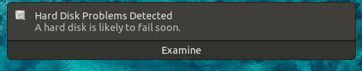 hard disk problems detected